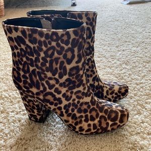 Charles David Studio Genuine Calf Hair Bootie